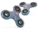 Unfocused Blue and Red Orbs Full-Body Fidget Spinner Skin-Kit