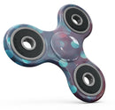 Unfocused Blue and Red Orbs Full-Body Fidget Spinner Skin-Kit