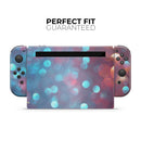 Unfocused Blue and Red Orbs // Skin Decal Wrap Kit for Nintendo Switch Console & Dock, Joy-Cons, Pro Controller, Lite, 3DS XL, 2DS XL, DSi, or Wii - Vinyl Skin Wrap for Nintendo Switch 2, OLED, Lite, Pro Controller, Wii & Classic Handhelds