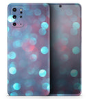 Unfocused Blue and Red Orbs - Skin-Kit for the Samsung Galaxy S-Series S20, S20 Plus, S20 Ultra , S10 & others (All Galaxy Devices Available)