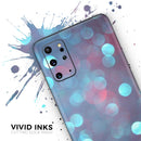 Unfocused Blue and Red Orbs - Skin-Kit for the Samsung Galaxy S-Series S20, S20 Plus, S20 Ultra , S10 & others (All Galaxy Devices Available)