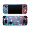 Unfocused Blue and Red Orbs // Vinyl Skin Wrap for Steam Deck OLED & Steam Deck (LCD) — Soft Matte or Ultra Gloss