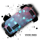 Unfocused Blue and Red Orbs // Vinyl Skin Wrap for Steam Deck OLED & Steam Deck (LCD) — Soft Matte or Ultra Gloss