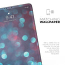 Unfocused Blue and Red Orbs - Full Body Skin Decal for the Apple iPad Pro 12.9", 11", 10.5", 9.7", Air or Mini (All Models Available)