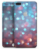 Unfocused Blue and Red Orbs - Skin-kit for the iPhone 8 or 8 Plus