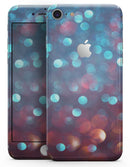 Unfocused Blue and Red Orbs - Skin-kit for the iPhone 8 or 8 Plus