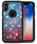 Unfocused Blue and Red Orbs - iPhone X OtterBox Case & Skin Kits