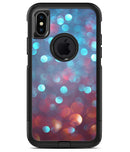 Unfocused Blue and Red Orbs - iPhone X OtterBox Case & Skin Kits