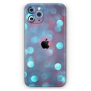 Unfocused Blue and Red Orbs - Protective Skin Wrap & Decal – Compatible with iPhone SE to iPhone 17 Pro Max (All Models)