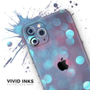 Unfocused Blue and Red Orbs - Protective Skin Wrap & Decal – Compatible with iPhone SE to iPhone 17 Pro Max (All Models)