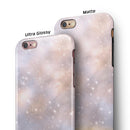 Unfocused Glowing Lights with Gold iPhone 6/6s or 6/6s Plus 2-Piece Hybrid INK-Fuzed Case
