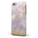Unfocused Glowing Lights with Gold iPhone 6/6s or 6/6s Plus 2-Piece Hybrid INK-Fuzed Case