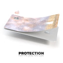 Unfocused Glowing Lights with Gold - Premium Protective Decal Skin-Kit for the Apple Credit Card