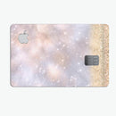 Unfocused Glowing Lights with Gold - Premium Protective Decal Skin-Kit for the Apple Credit Card