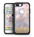 Unfocused Glowing Lights with Gold - iPhone 7 or 7 Plus Commuter Case Skin Kit