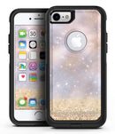Unfocused Glowing Lights with Gold - iPhone 7 or 8 OtterBox Case & Skin Kits