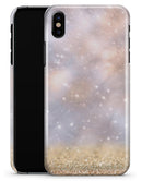 Unfocused Glowing Lights with Gold - iPhone X Clipit Case