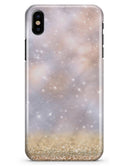 Unfocused Glowing Lights with Gold - iPhone X Clipit Case
