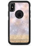 Unfocused Glowing Lights with Gold - iPhone X OtterBox Case & Skin Kits