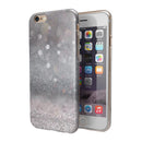 Unfocused Grayscale Glimmering Orbs of Light iPhone 6/6s or 6/6s Plus 2-Piece Hybrid INK-Fuzed Case