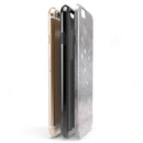 Unfocused Grayscale Glimmering Orbs of Light iPhone 6/6s or 6/6s Plus 2-Piece Hybrid INK-Fuzed Case