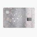 Unfocused Grayscale Glimmering Orbs of Light - Premium Protective Decal Skin-Kit for the Apple Credit Card