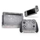 Unfocused Grayscale Glimmering Orbs of Light // Skin Decal Wrap Kit for Nintendo Switch Console & Dock, Joy-Cons, Pro Controller, Lite, 3DS XL, 2DS XL, DSi, or Wii - Vinyl Skin Wrap for Nintendo Switch 2, OLED, Lite, Pro Controller & Wii