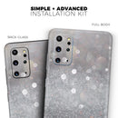 Unfocused Grayscale Glimmering Orbs of Light - Skin-Kit for the Samsung Galaxy S-Series S20, S20 Plus, S20 Ultra , S10 & others (All Galaxy Devices Available)