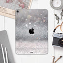 Unfocused Grayscale Glimmering Orbs of Light - Full Body Skin Decal for the Apple iPad Pro 12.9", 11", 10.5", 9.7", Air or Mini (All Models Available)