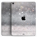 Unfocused Grayscale Glimmering Orbs of Light - Full Body Skin Decal for the Apple iPad Pro 12.9", 11", 10.5", 9.7", Air or Mini (All Models Available)