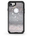 Unfocused Grayscale Glimmering Orbs of Light - iPhone 7 or 8 OtterBox Case & Skin Kits