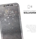 Unfocused Grayscale Glimmering Orbs of Light - Protective Skin Wrap & Decal – Compatible with iPhone SE to iPhone 17 Pro Max (All Models)