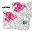 Unfocused Heart Glimmer - Premium Protective Decal Skin-Kit for the Apple Credit Card