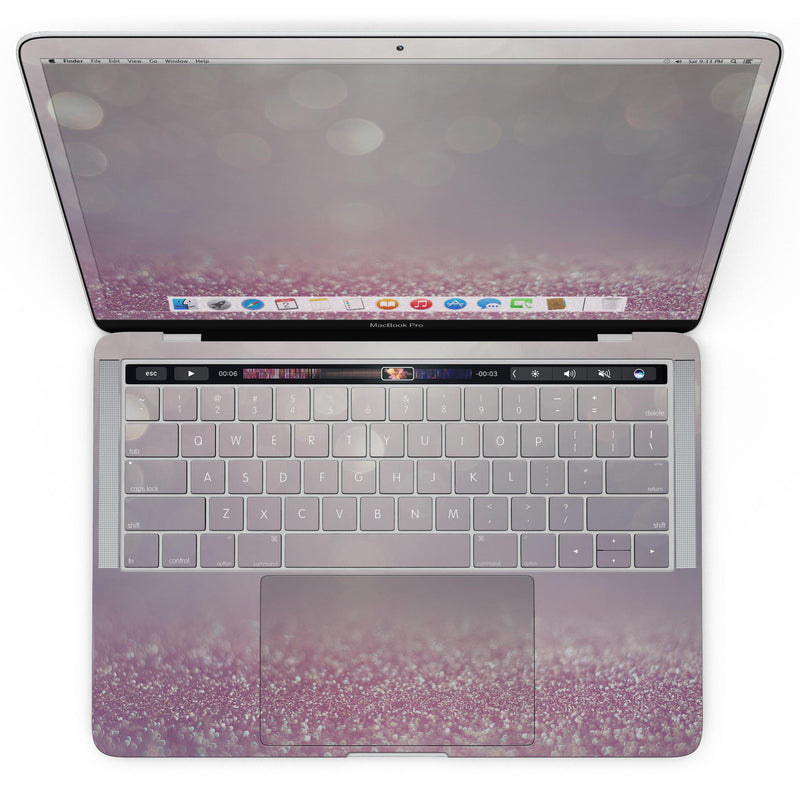 MacBook Pro with Touch Bar Skin Kit - Unfocused_Light_Pink_Glowing_Orbs_of_Light-MacBook_13_Touch_V4.jpg?