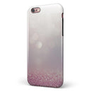 Unfocused Light Pink Glowing Orbs of Light iPhone 6/6s or 6/6s Plus 2-Piece Hybrid INK-Fuzed Case