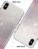 Unfocused Light Pink Glowing Orbs of Light - iPhone X Clipit Case