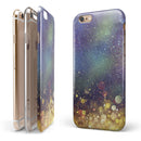 Unfocused MultiColor Gold Sparkle iPhone 6/6s or 6/6s Plus 2-Piece Hybrid INK-Fuzed Case