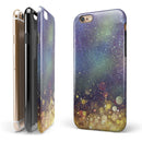 Unfocused MultiColor Gold Sparkle iPhone 6/6s or 6/6s Plus 2-Piece Hybrid INK-Fuzed Case