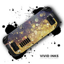 Unfocused MultiColor Gold Sparkle // Vinyl Skin Wrap for Steam Deck OLED & Steam Deck (LCD) — Soft Matte or Ultra Gloss