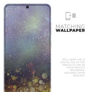 Unfocused MultiColor Gold Sparkle - Premium Vinyl Skin Decal for Samsung Galaxy S25 Ultra, S24, S23, S22 & All Galaxy S Models
