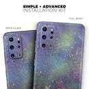 Unfocused MultiColor Gold Sparkle - Premium Vinyl Skin Decal for Samsung Galaxy S25 Ultra, S24, S23, S22 & All Galaxy S Models