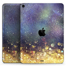 Unfocused MultiColor Gold Sparkle  - Full Body Skin Decal for the Apple iPad Pro 12.9", 11", 10.5", 9.7", Air or Mini (All Models Available)