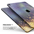 Unfocused MultiColor Gold Sparkle  - Full Body Skin Decal for the Apple iPad Pro 12.9", 11", 10.5", 9.7", Air or Mini (All Models Available)