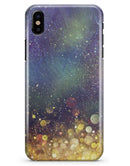 Unfocused MultiColor Gold Sparkle  - iPhone X Clipit Case