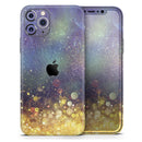 Unfocused MultiColor Gold Sparkle - Vinyl Skin Wrap for iPhone 17 Pro Max, 17 Pro, 17 Air, 17, 16 & All Models — Soft Matte or Ultra Gloss