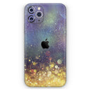 Unfocused MultiColor Gold Sparkle - Vinyl Skin Wrap for iPhone 17 Pro Max, 17 Pro, 17 Air, 17, 16 & All Models — Soft Matte or Ultra Gloss