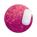 Unfocused Pink Glimmer// WaterProof Rubber Foam Backed Anti-Slip Mouse Pad for Home Work Office or Gaming Computer Desk