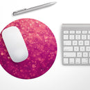 Unfocused Pink Glimmer// WaterProof Rubber Foam Backed Anti-Slip Mouse Pad for Home Work Office or Gaming Computer Desk