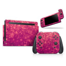 Unfocused Pink Glimmer // Skin Decal Wrap Kit for Nintendo Switch Console & Dock, Joy-Cons, Pro Controller, Lite, 3DS XL, 2DS XL, DSi, or Wii - Vinyl Skin Wrap for Nintendo Switch 2, OLED, Lite, Pro Controller, Wii & Classic Handhelds