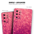 Unfocused Pink Glimmer - Premium Vinyl Skin Decal for Samsung Galaxy S25 Ultra, S24, S23, S22 & All Galaxy S Models